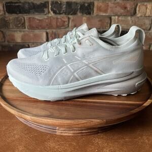 Asics Gel-Kayano 31 Cushion Womens 8.5 Blue Silver Road Running Shoes Sneakers